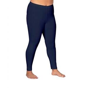 NEW ON THE PLUS SIDE plus size leggings in navy